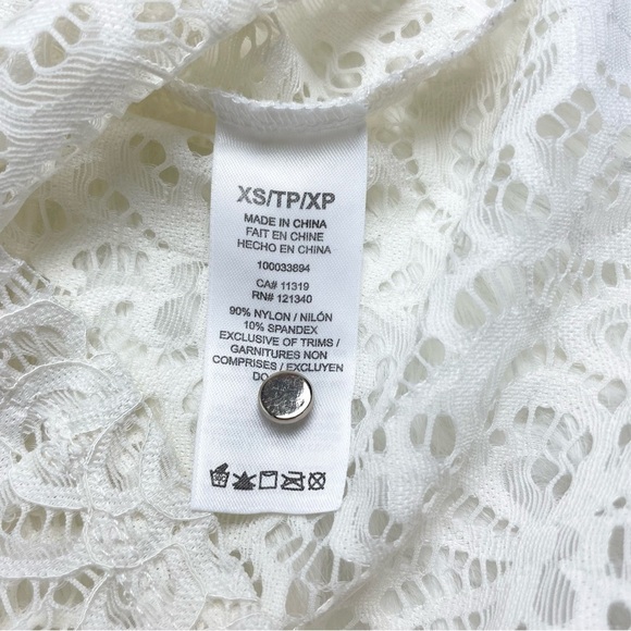 Dynamite Long Sleeve Lace Top Size XS - Picture 7 of 8